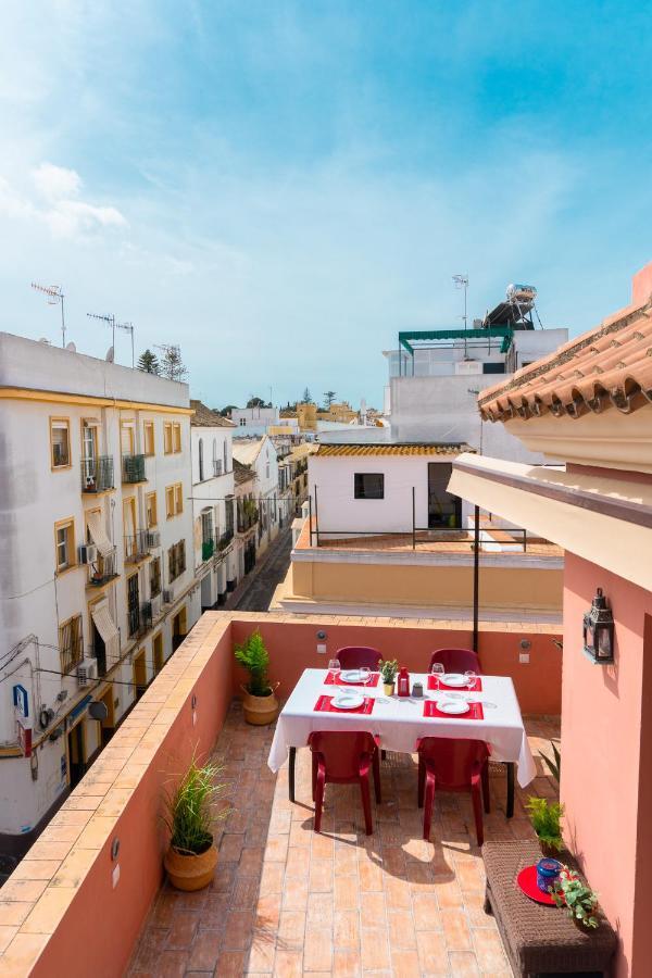 דירות Sanlúcar de Barrameda Atico Imperial Garaje Gratis Centrico Terraza Aire Acond Solarium 2 Banos Wifi A 1Minuto De La Plaza Cabildo מראה חיצוני תמונה